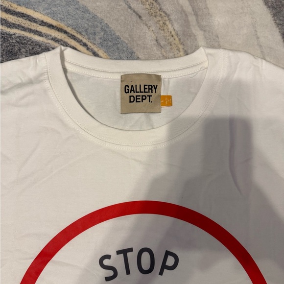 Gallery Dept Stop Being Racist White Tee Mens Size Large - Picture 2 of 3